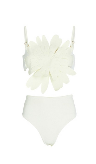 FLORAL SCULPTED SWIM SET