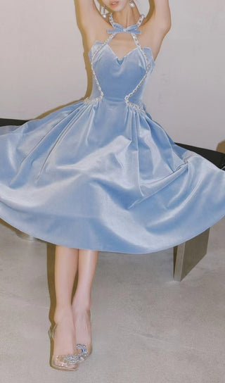 CRYSTAL LIGHT BLUE PRINCESS DRESS