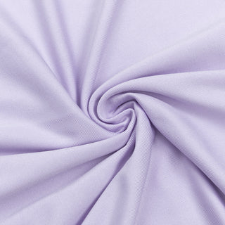 LAVENDER OFF-SHOULDER LONG-SLEEVED PLEATED MAXI DRESS