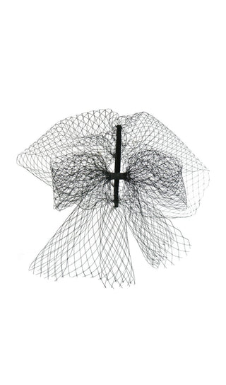 TOPPER MESH NET VEIL HEADBAND styleofcb 