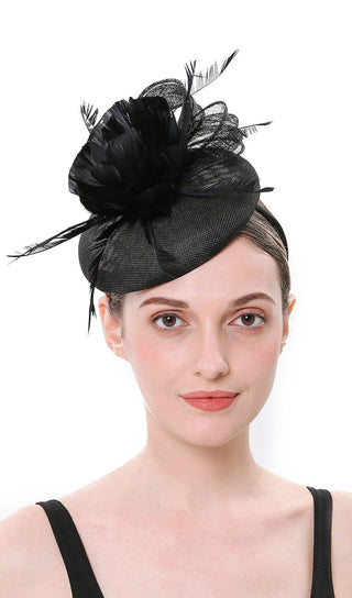 TOPPER FEATHER FLOWER FASCINATORS styleofcb 