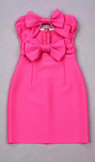 CUT OUT STRAP MINI DRESS IN PINK styleofcb 