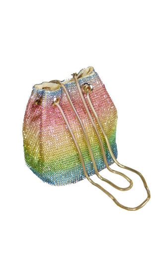 LALA RAINBOW DIAMANTE BAG Bags Oh CICI 