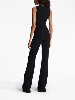 ÄRMELLOSER, AUSGESTELLTER JUMPSUIT