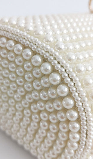 Pearl bucket bag