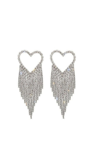 Vonde Rhinestone Tassel Earrings styleofcb 