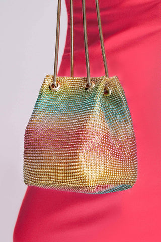 LALA RAINBOW DIAMANTE BAG Bags Oh CICI 