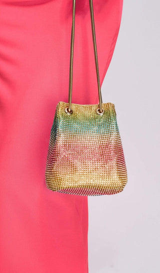 LALA RAINBOW DIAMANTE BAG Bags Oh CICI 